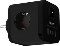 Сетевой фильтр Buro BU-PW3UC-B
