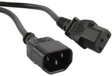 Кабель Hyperline PWC-IEC13-IEC14-1.0-BK