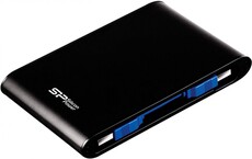 Внешний жесткий диск 1Tb Silicon Power Armor A80 Black (SP010TBPHDA80S3K)