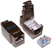 Модуль Keystone RJ-45 TWT TWT-OK45STP/6-WH