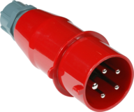 Вилка Lanmaster LAN-IEC-309-32A3P/M