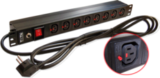 Блок розеток TWT TWT-PDU-10A8C3L-3.0