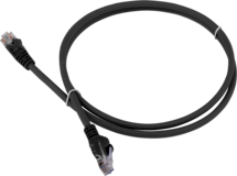 Патч-корд Lanmaster LAN-PC45/U5E-1.0-BK