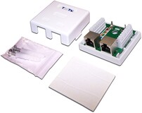Розетка RJ-45 TWT TWT-SM2-4545/S-WH