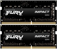 Оперативная память 16Gb DDR4 3200MHz Kingston Fury Impact SO-DIMM (KF432S20IBK2/16) (2x8Gb KIT)