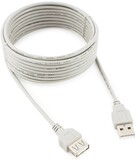 Кабель удлинительный Gembird USB 2.0 A (M) - A (F), 4.5м, (CC-USB2-AMAF-15)