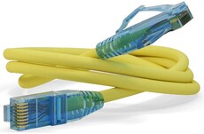 Патч-корд Hyperline PC-LPM-UTP-RJ45-RJ45-C6-1M-LSZH-YL