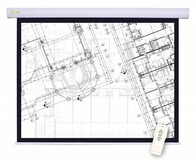 Экран настенный с электроприводом Cactus Motoscreen 180x180см (CS-PSM-180X180)