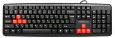 Клавиатура Nakatomi KN-02U Black/Red