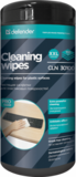 Defender CLN 30100 влажные чистящие салфетки для офисной техники, туба 100 шт