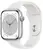 Apple Watch Series 8 45mm Silver Aluminum Case with White Sport Band M/L (MP6Q3LL/A)