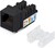 Cabeus KJ-RJ45-CAT.5E-90-SW-BK