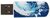 USB Flash накопитель 16Gb Verbatim Mini Graffiti Edition Blue (49412)