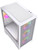 Powercase Mistral Micro B315W ARGB White