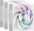 PCcooler F7 X120 ARGB White (3 шт.)