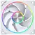 Eurocase EU FN120 ARGB 8+18 PWM White (3 шт.)