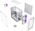 Powercase Mistral Micro A3W ARGB V2 White