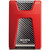 Внешний жесткий диск 1Tb ADATA HD650 Red (AHD650-1TU3-CRD)