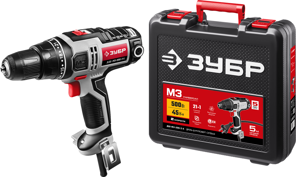 ЗУБР ДШ-М3-500-2 К
