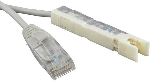 Патч-корд Hyperline PC-110-RJ45-1P-CX-3M-LSZH-GY