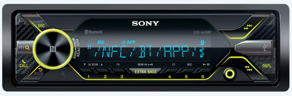 Автомагнитола Sony DSX-A416BT