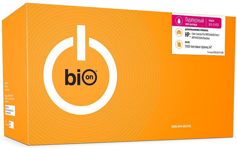 Картридж Bion CF413X Magenta