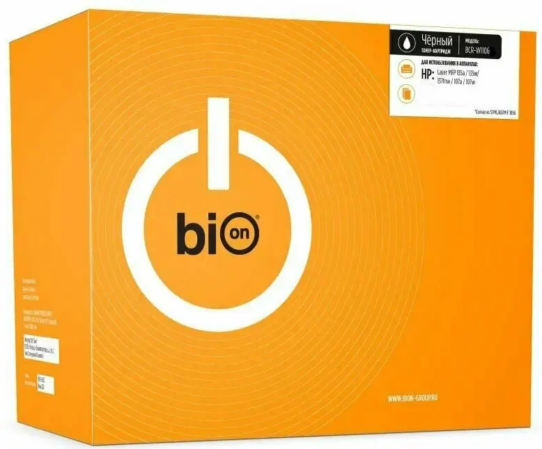Картридж Bion W1106X Black