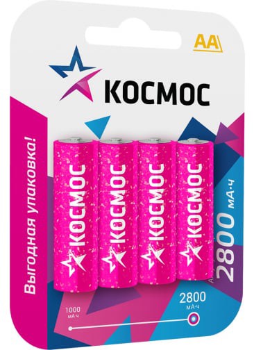 КОСМОС R6 (AA, 2800 mAh, 4 шт.)