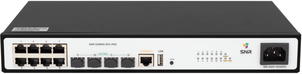 SNR SNR-S2989G-8TX-POE