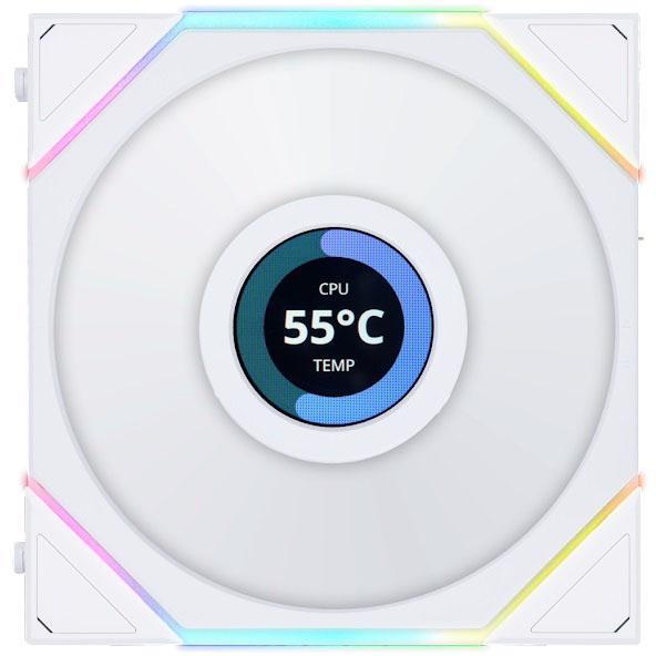 Lian Li UNI Fan TL LCD 120 White, 3 шт.