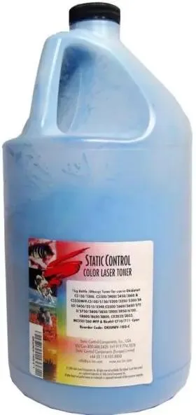 Тонер Static Control OKIUNIV-1KG-C Cyan