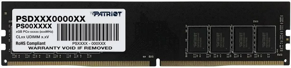 8Gb DDR4 3200MHz Patriot Signature (PSD48G32002S)