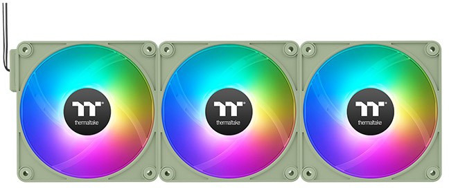 Thermaltake CT140 EX ARGB Sync PC Cooling Fan Matcha Green (3-Fan Pack)
