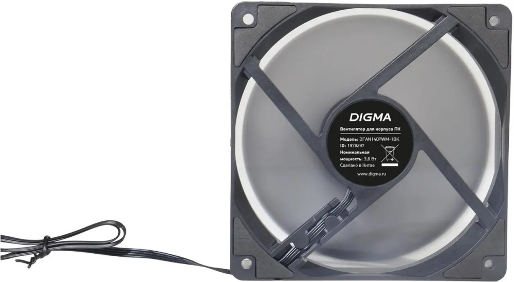 Digma DFAN140PWM-1BK