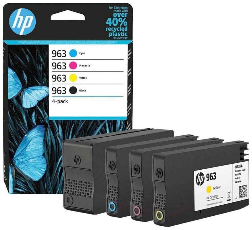 HP 6ZC70AE (№963) Black/Cyan/Magenta/Yellow