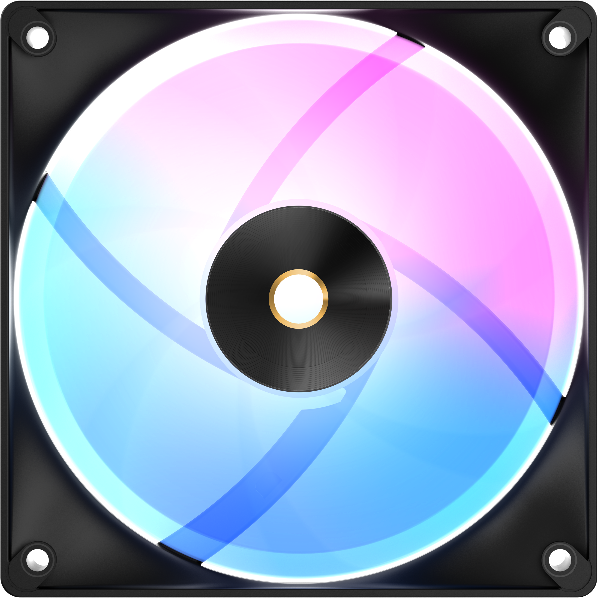 Ocypus Delta F12 ARGB Black