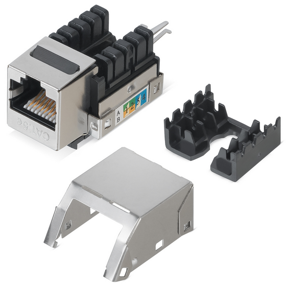 Cabeus KJ-RJ45-Cat.5e-SH-90
