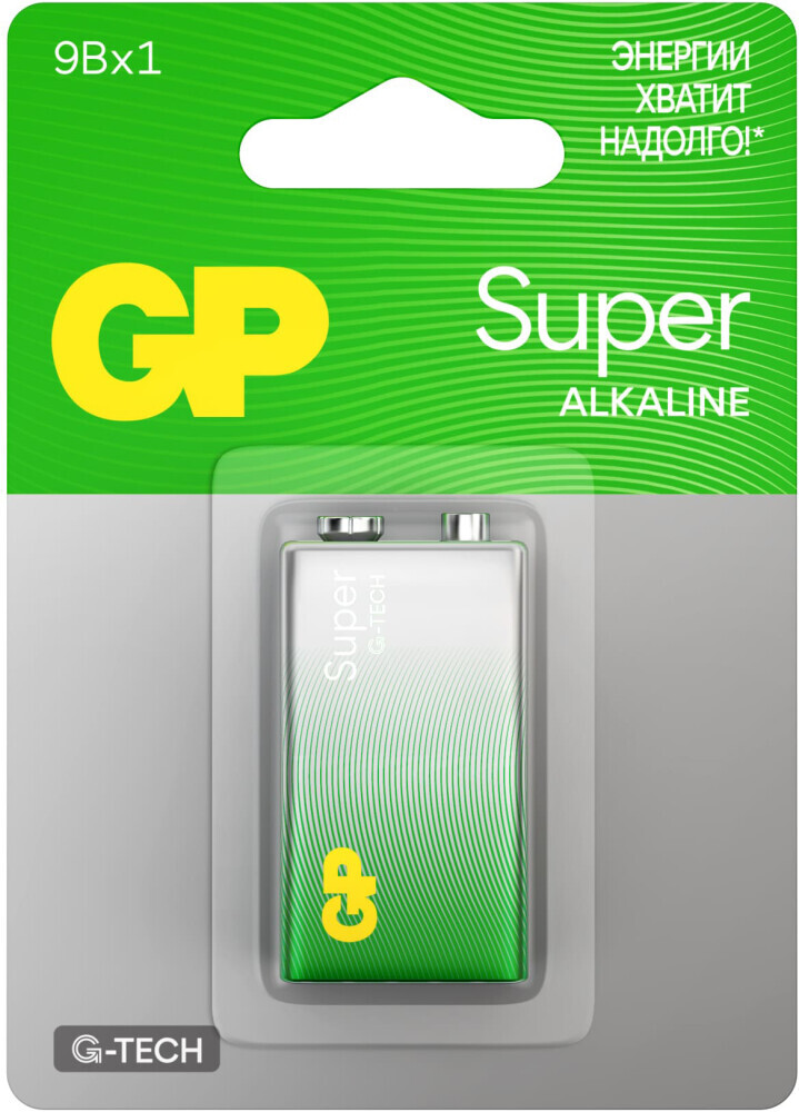 GP Super G-Tech (9V, 1 шт.)