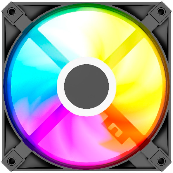 Powercase M56-12 ARGB Black OEM