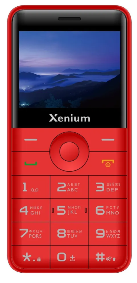 Philips Xenium X700 Red