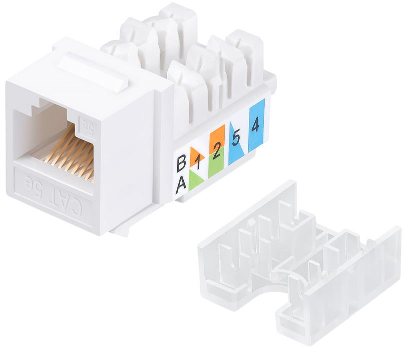 Cabeus KJ-RJ45-Cat.5e-90-SW