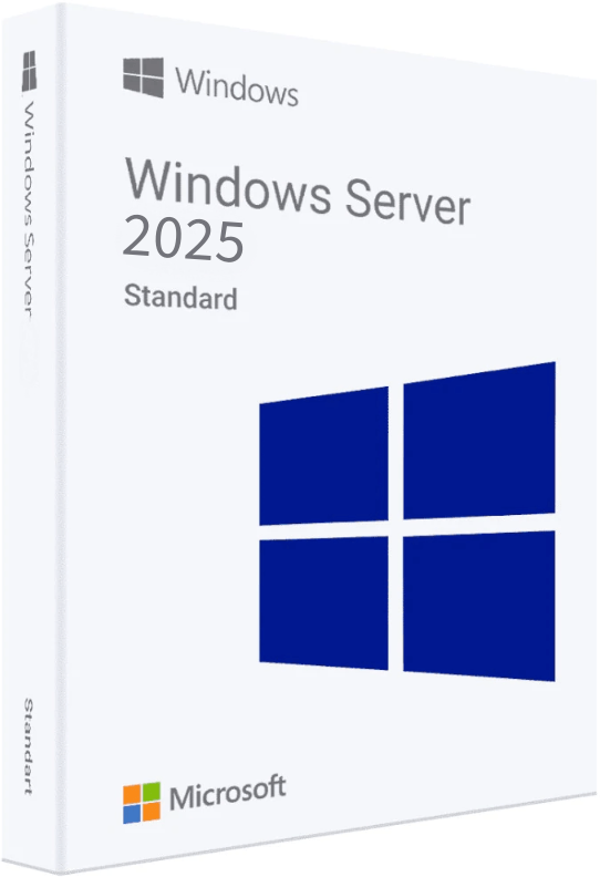 Microsoft Windows Server 2025 Standard 64-bit English 1pk DSP OEI DVD 16 Core (EP2-25187)