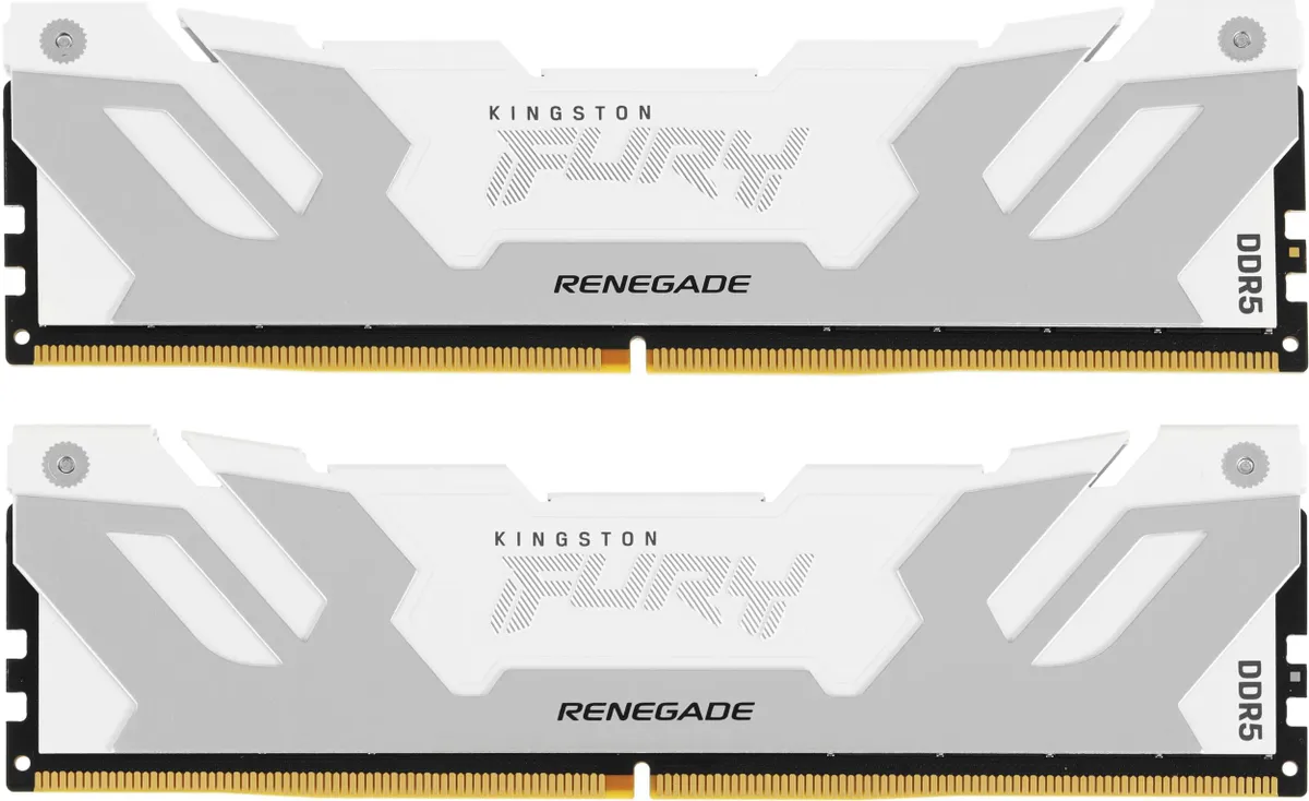 64Gb DDR5 6400MHz Kingston Fury Renegade White (KF564C32RWK2-64) (2x32Gb KIT)
