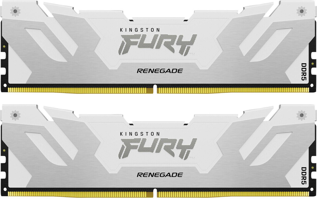 32Gb DDR5 7600MHz Kingston Fury Renegade White (KF576C38RWK2-32) (2x16Gb KIT)