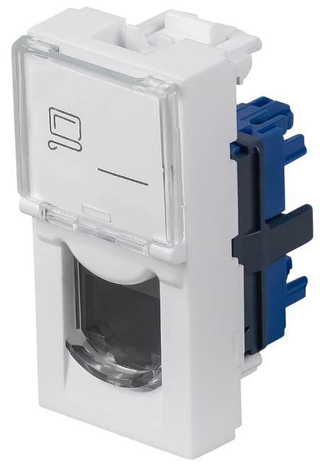 Cabeus KJ-RJ45-Cat.6-180T-FP-L-22,5