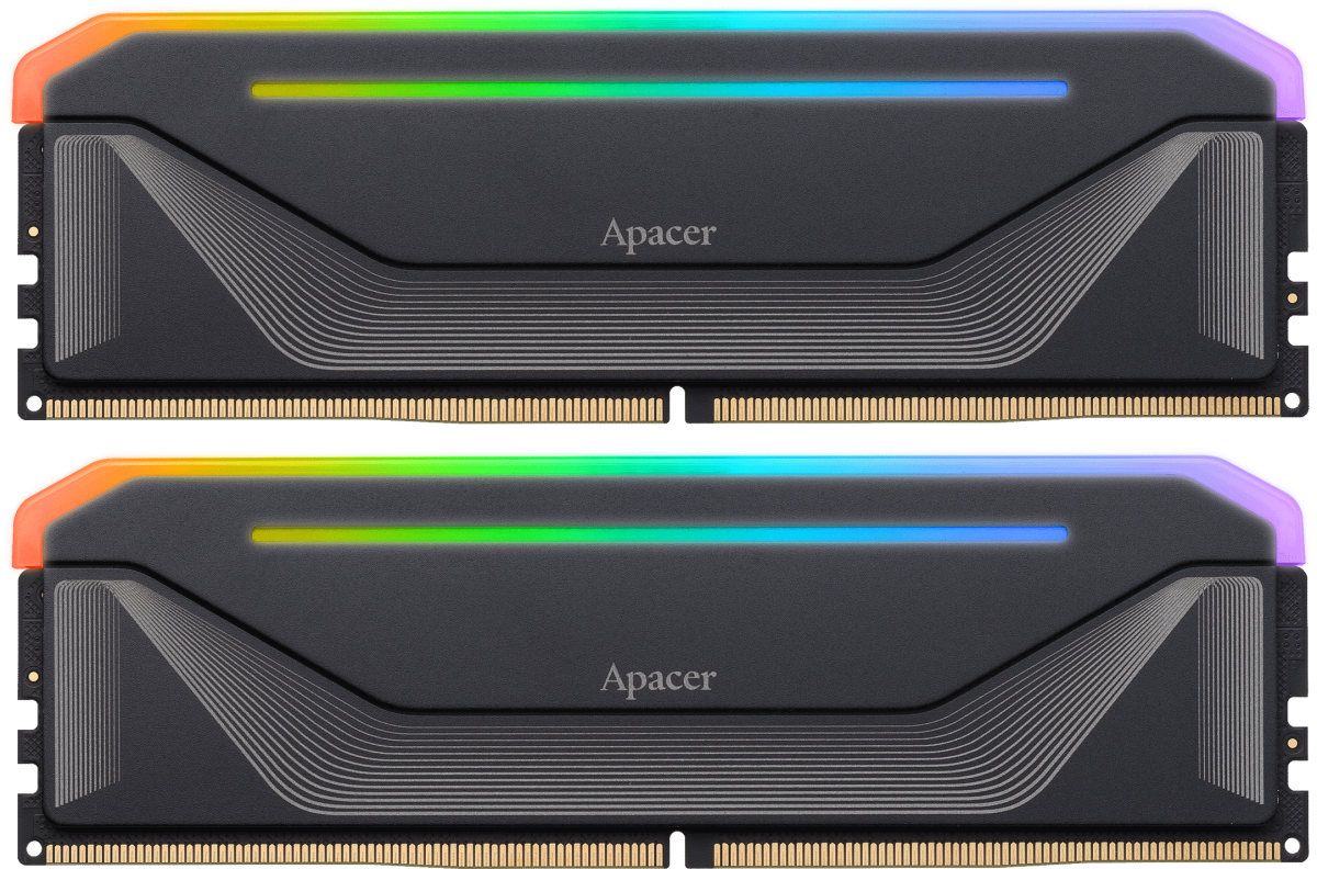 32Gb DDR5 5200MHz Apacer NOX RGB (AH5U32G52C522NBAA-2) (2x16Gb KIT)