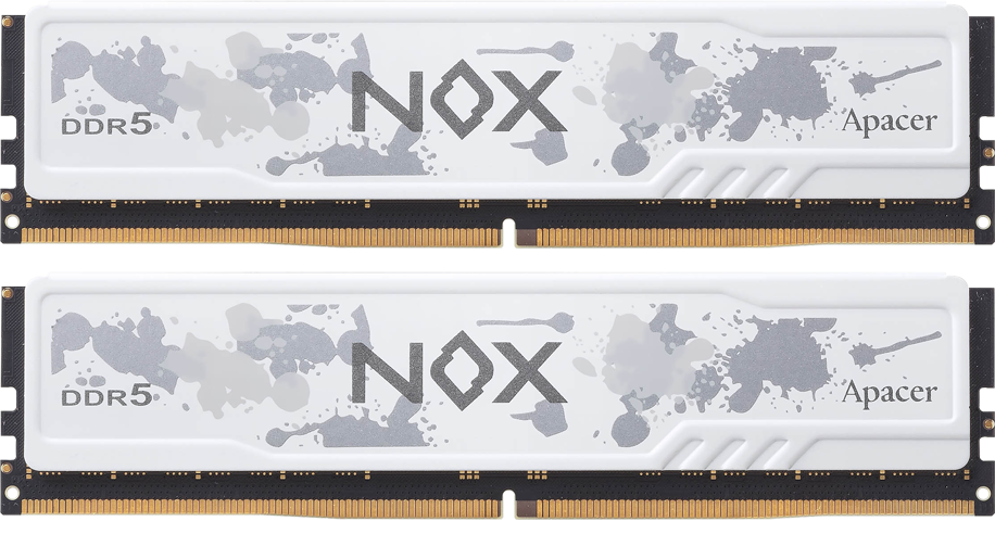 32Gb DDR5 6200MHz Apacer NOX White (AH5U32G62C532MWAA-2) (2x16Gb KIT)