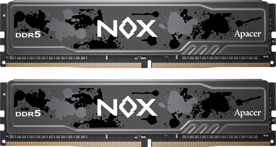 32Gb DDR5 6400MHz Apacer NOX Black (AH5U32G64C652MBAA-2) (2x16Gb KIT)