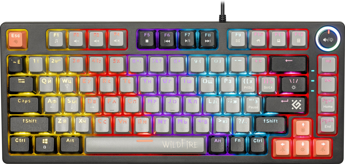 Defender Wildfire GK-213 Grey/Black (45214)