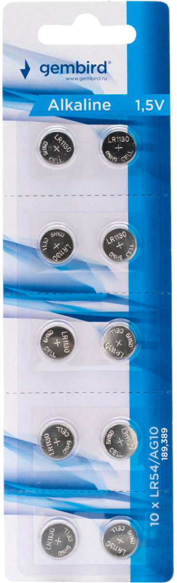 Gembird GB-LR54-10B (AG10, 10 шт.)
